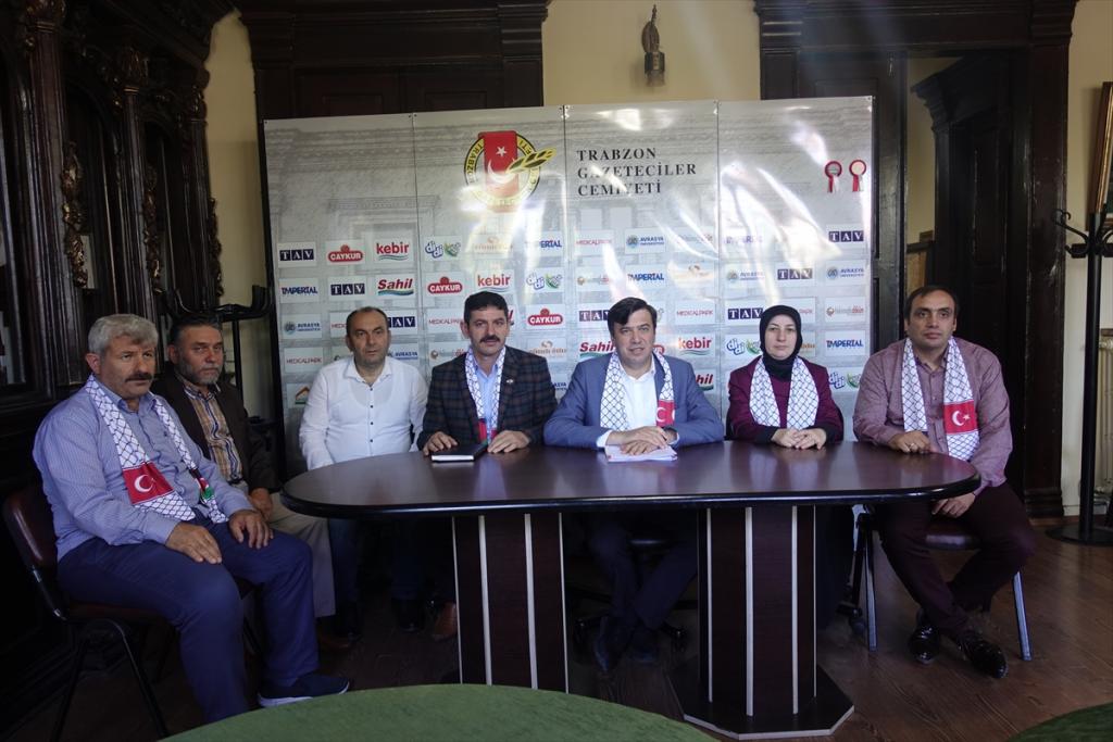 Trabzon’da “Kudüs için ayaktayız, Filistin için buradayız” programı