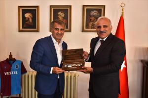 Şenol Güneş’ten Başkan Zorluoğlu’na ziyaret
