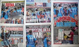 Trabzon yerel basınında Galatasaray galibiyetinin yankıları