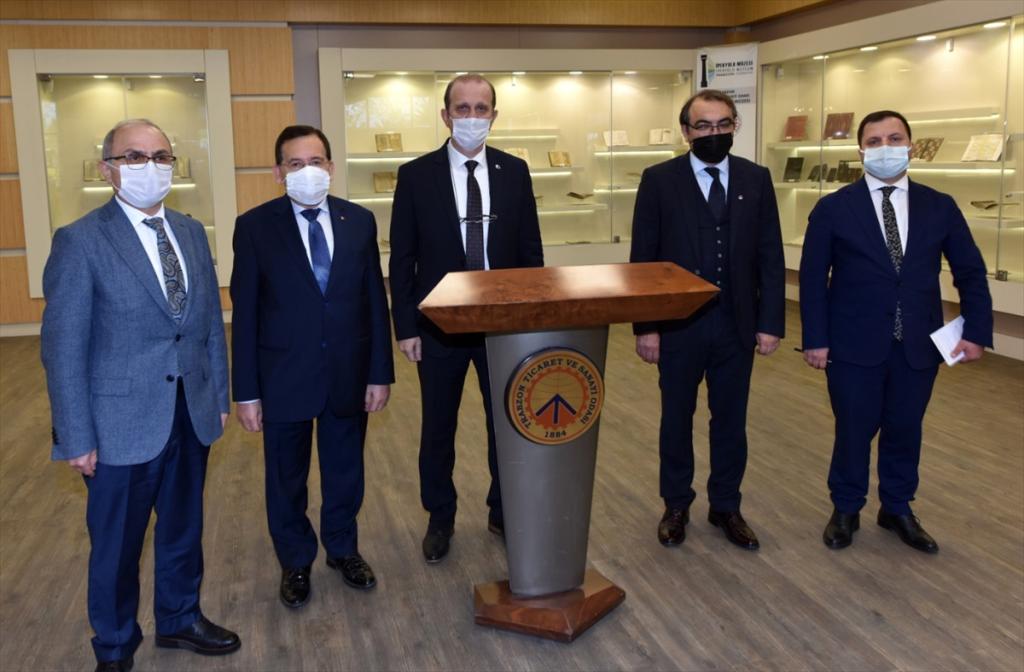 KTÜ Rektörü Prof. Dr. Hamdullah Çuvalcı’dan TTSO’ya ziyaret