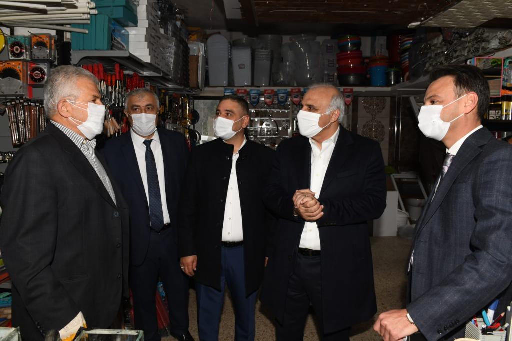 BAŞKAN ZORLUOĞLU ESİROĞLU’NDA TEMASLARDA BULUNDU