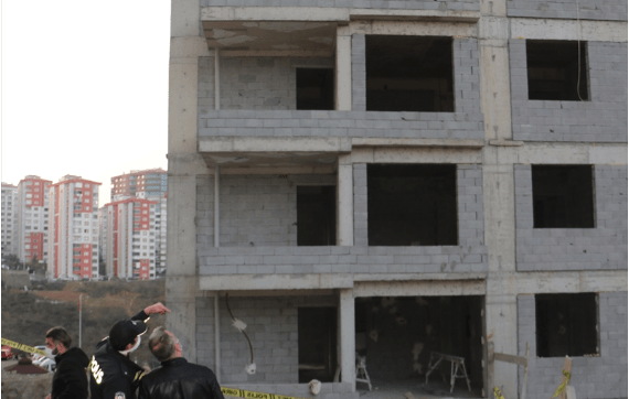 Trabzon’da inşaatın 9’uncu katından düşen işçi hayatını kaybetti
