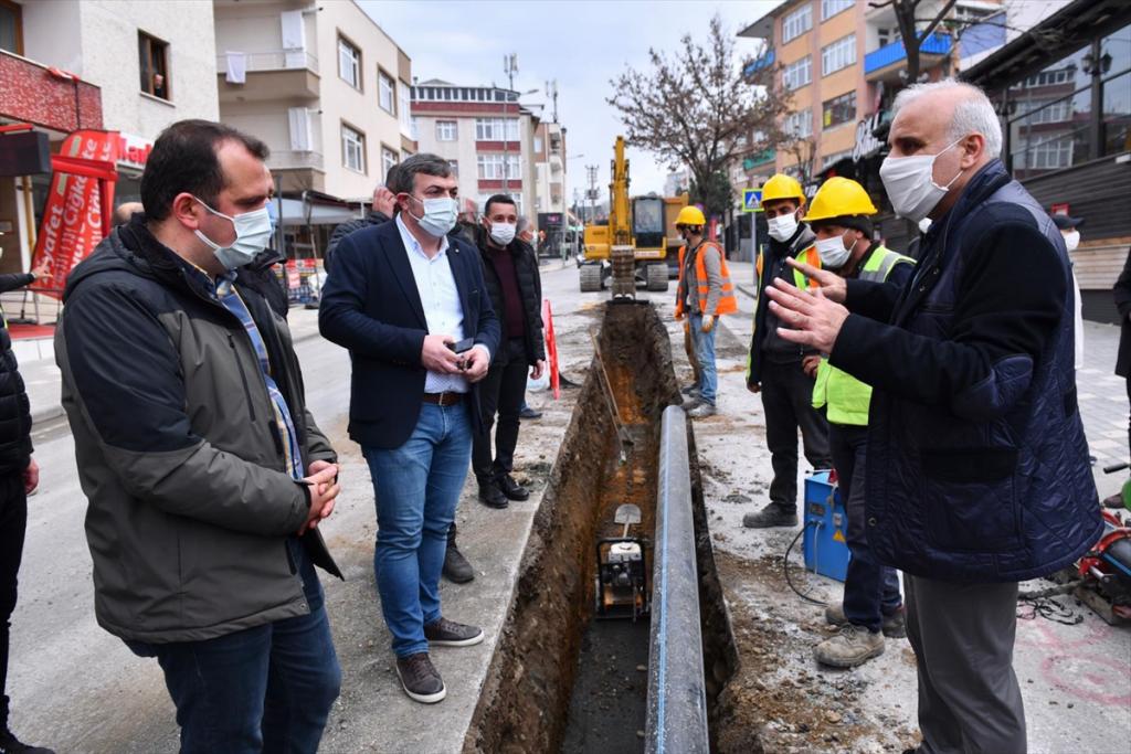 Trabzon’un içme suyu hattı yenileme çalışmaları devam ediyor