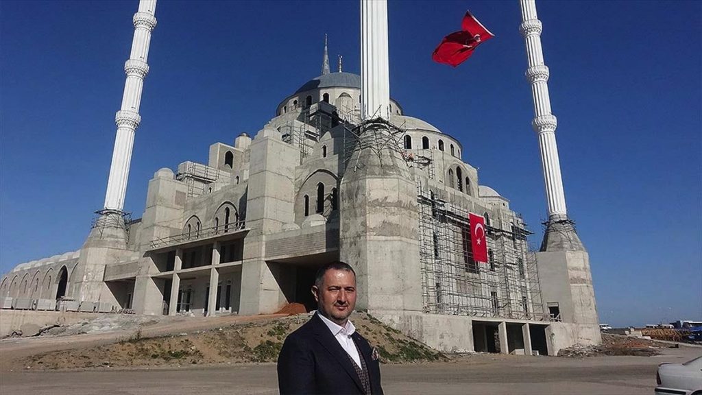 Trabzon’da aynı anda 10 bin kişinin ibadet edebileceği caminin kaba inşaatı tamam