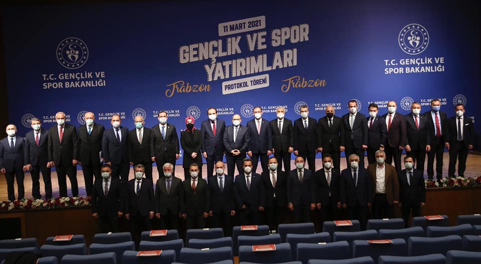 GENÇLİK VE SPOR BAKANLIĞI TRABZON PROTOKOL TÖRENİ YAPILDI