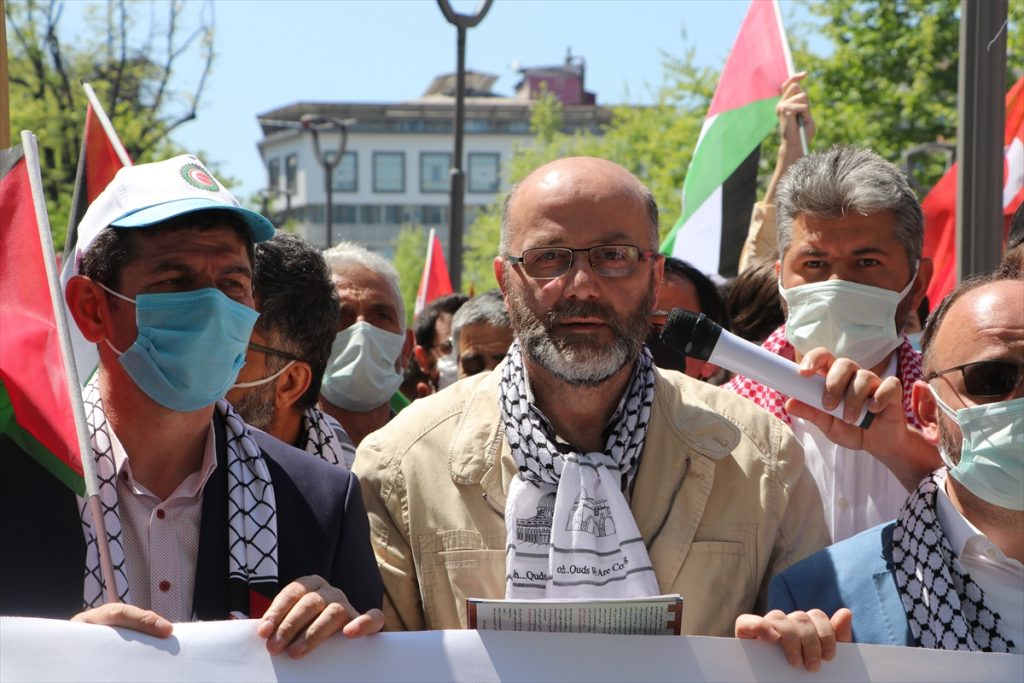 İsrail’in Mescid-i Aksa’ya yönelik saldırıları Trabzon’da protesto edildi