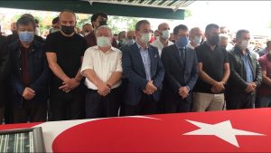 Mardin’de trafik kazasında ölen uzman çavuşun cenazesi memleketi Trabzon’da defnedildi