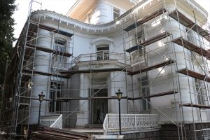 Atatürk Köşkü’nün restorasyonu titizlikle yürütülüyor