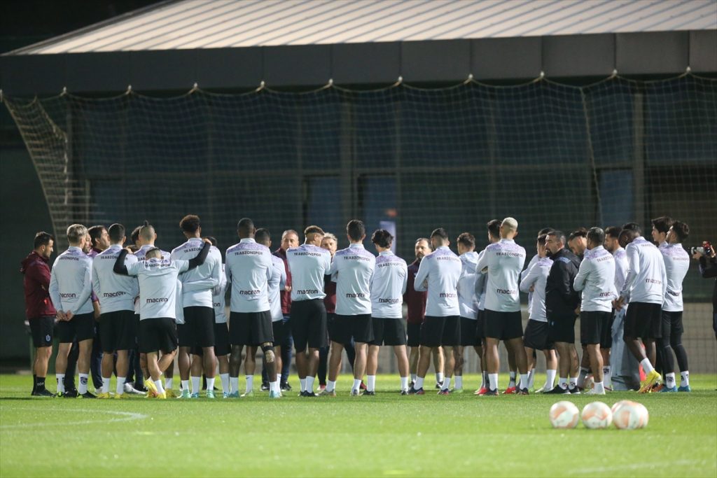Trabzonspor, Monaco maçı hazırlıklarını tamamladı