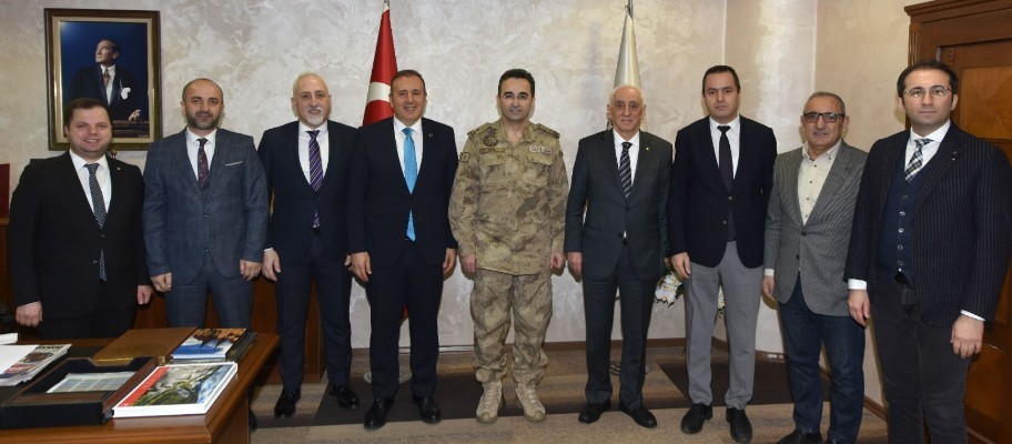 İl Jandarma Komutanı Şen’den TTSO’ya ziyaret
