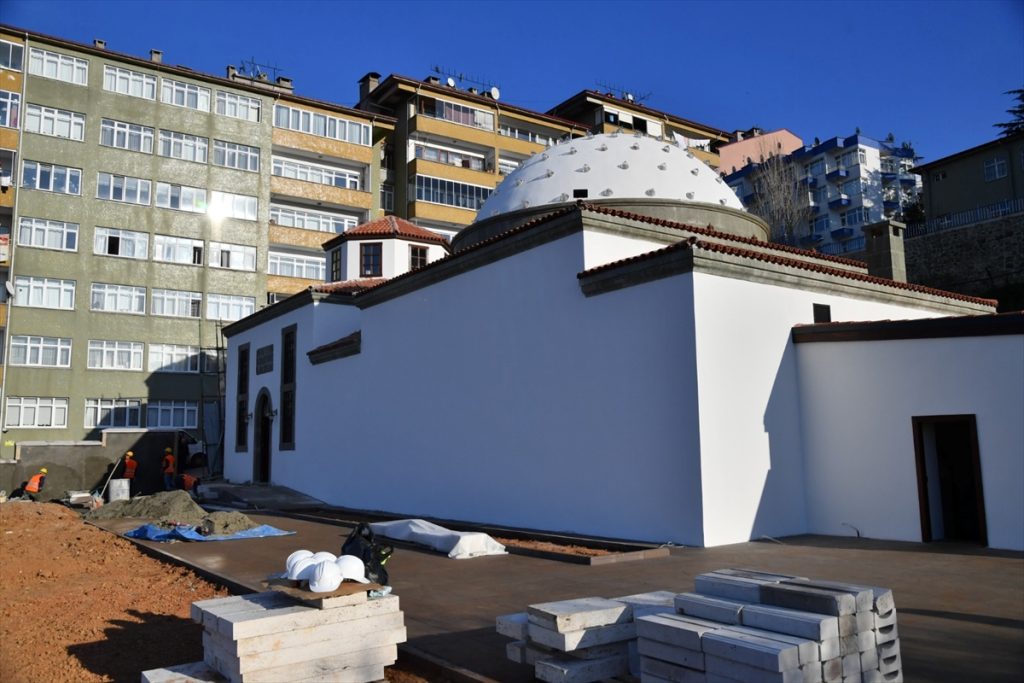 Trabzon’daki tarihi Hasanpaşa Hamamı’nın nisanda hizmete girmesi planlanıyor
