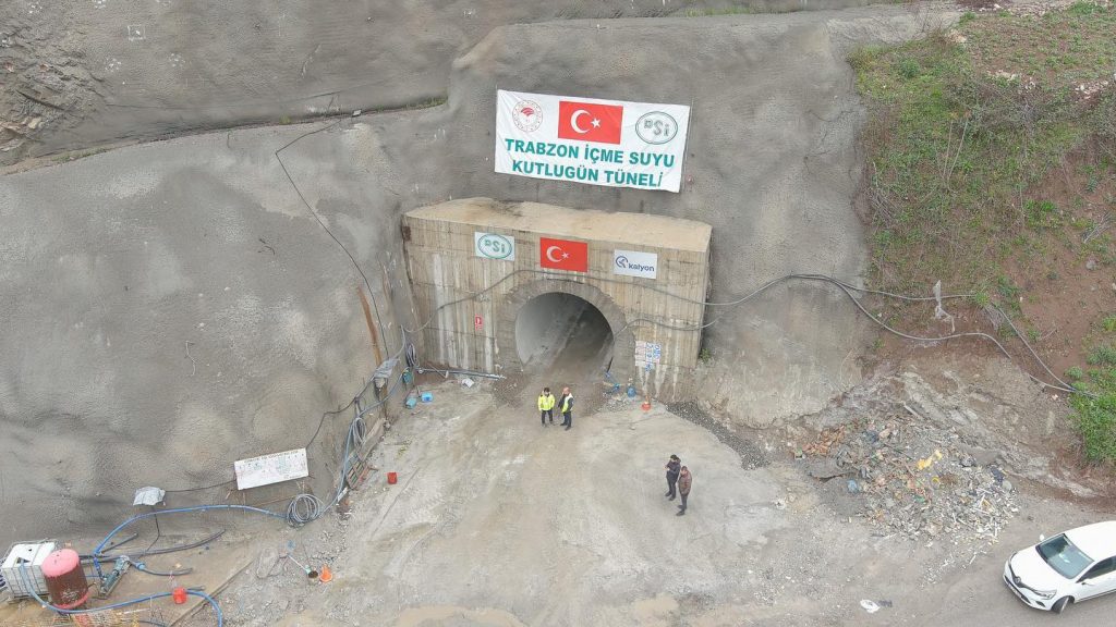 Trabzon içmesuyu isale hattında son 1012 metre