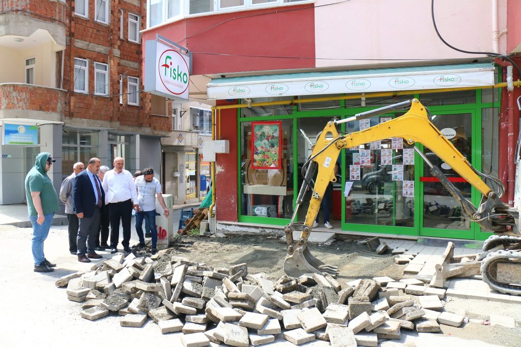 Bordür, kaldırım ve çevre düzenlemesi