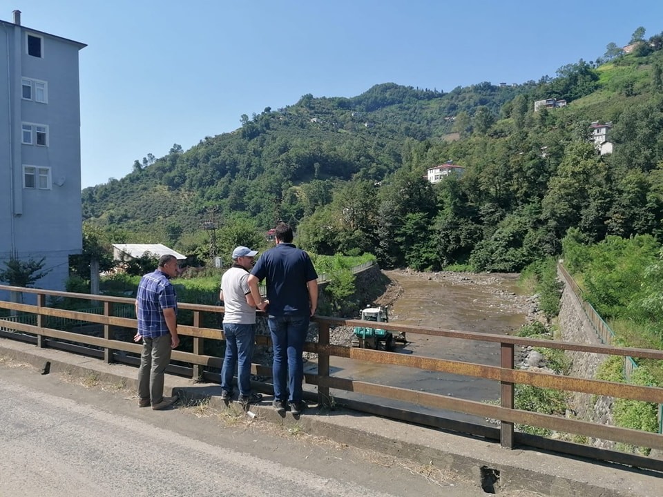 Trabzon’daki dereler emin ellerde