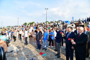 Trabzon’da yaz tatili heyecanı, spor ile buluştu.