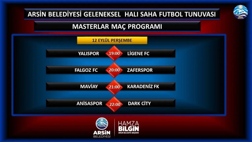 2. Arsin Belediyesi Geleneksel Halı Saha Futbol Turnuvası başlıyor