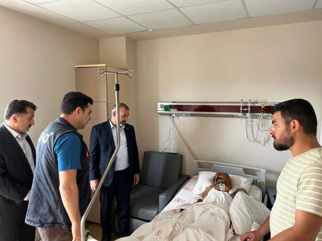 Başkan Bilgin’den geçmiş olsun ziyareti