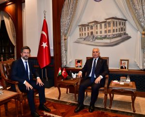 Vali Yıldırım Macaristan Büyükelçisi Matis’i Makamında Kabul Etti