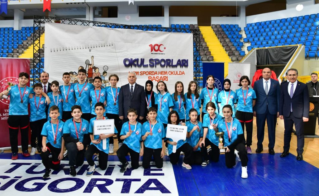 Okul Sporları 1.Dönem Ödül Töreni Gerçekleştirildi