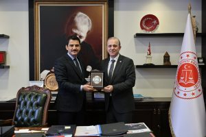 Turan Kuloğlu’na makamında ziyaret