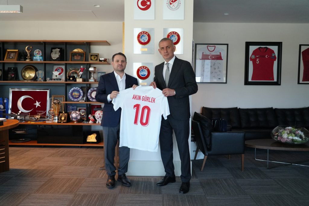 Akın Gürlek’ten TFF Başkanı Hacıosmanoğlu’na Ziyaret