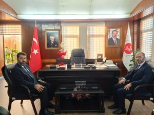 Hafız Ali Haydar Özak Dini İhtisas Merkezi Müdürü Yatğın’dan İl Müftüsü Çiçek’e Ziyaret