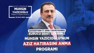 Trabzon’da Muhsin Yazıcıoğlu Anma Programı Düzenlenecek