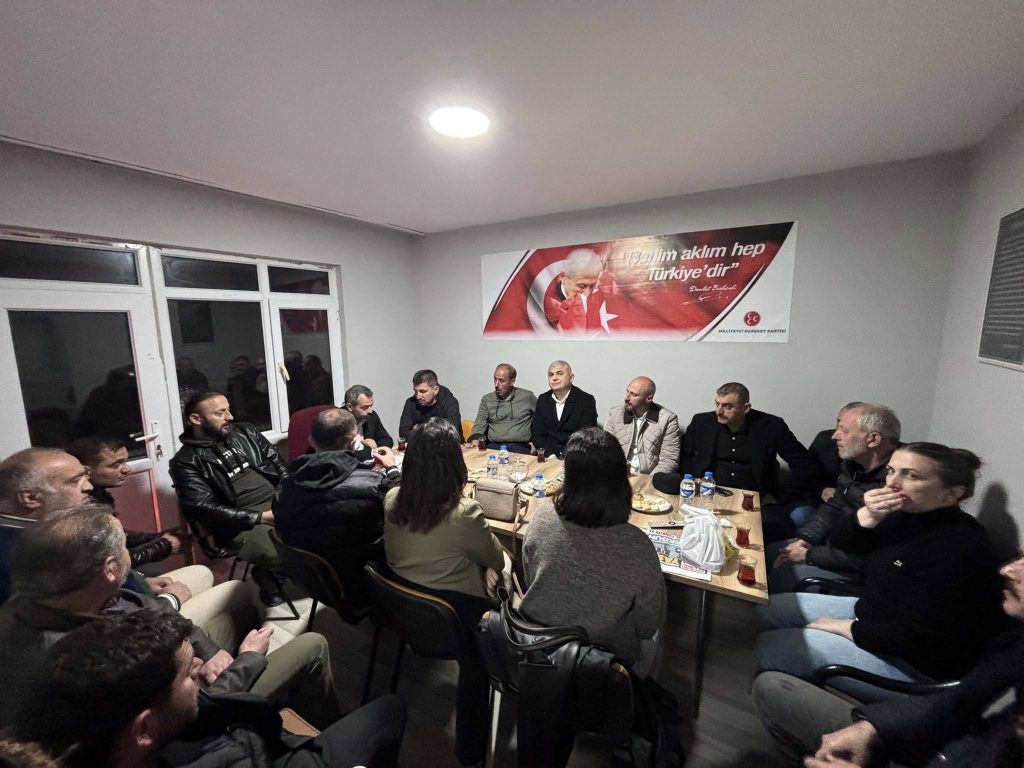 MHP Arsin İlçe Teşkilatı Aylık İstişare Toplantısını Gerçekleştirdi