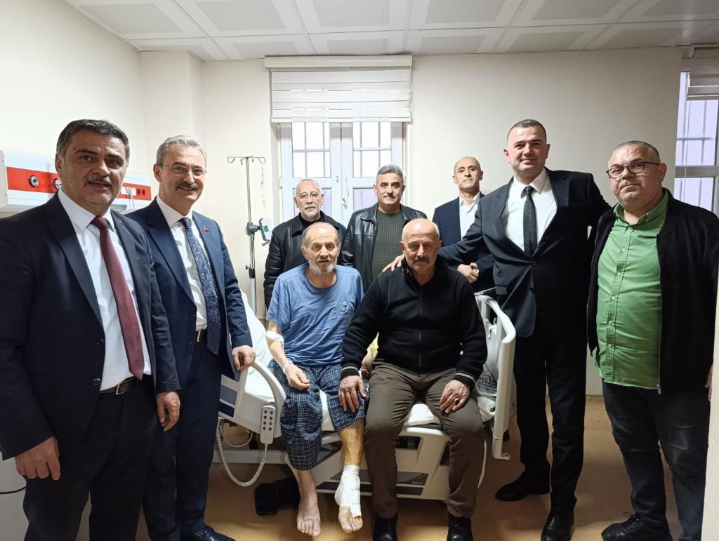 MHP Trabzon İl Başkanlığı’ndan Hüsnü Özbak’a Geçmiş Olsun Ziyareti
