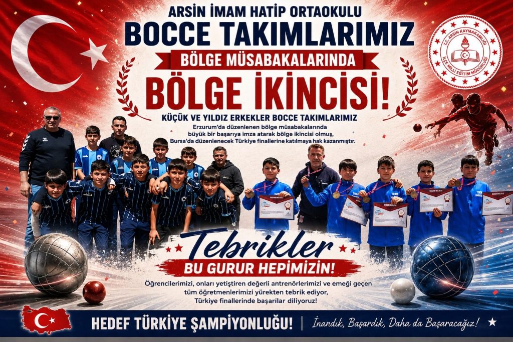 Arsinli Öğrencilerden Bocce’de Büyük Başarı