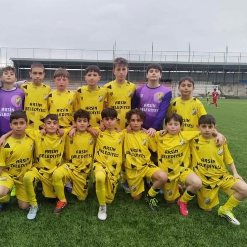 Arsin Futbol Kulübü U-12 Takımından Mücadele Dolu Maç