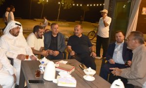 Çelebi Suudi Arabistanlı iş insanlarıyla bir araya geldi,