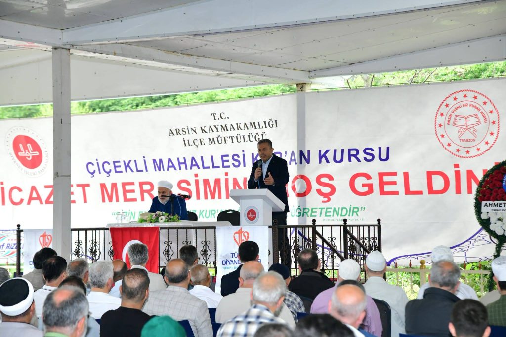 Arsin’de Çiçekli Kız Kur’an Kursu’nun 38. İcazet Merasimi Düzenlendi