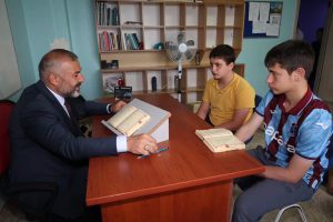 Başkan Hamza Bilgin, Kur’an Kursu Öğrencileriyle Buluştu